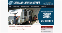 Desktop Screenshot of capalabacaravanrepairs.com.au