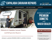 Tablet Screenshot of capalabacaravanrepairs.com.au